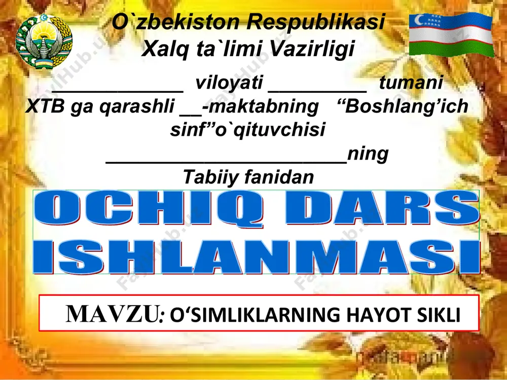 2_sinf_tabiiy_o‘simliklarning hayot sikli 1-chorak — PDF