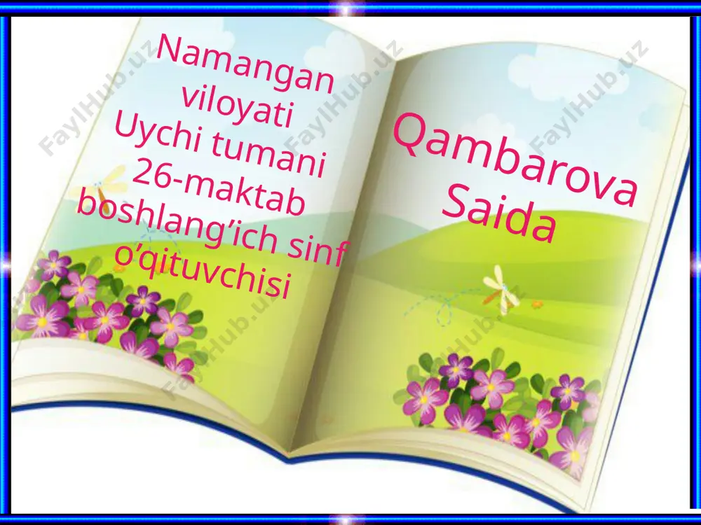 ona tili — PPTX