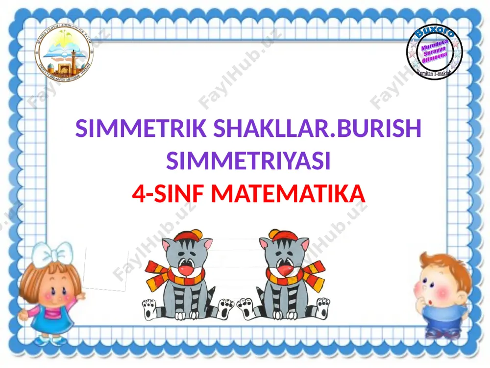 simmetrik shakllar — PPTX