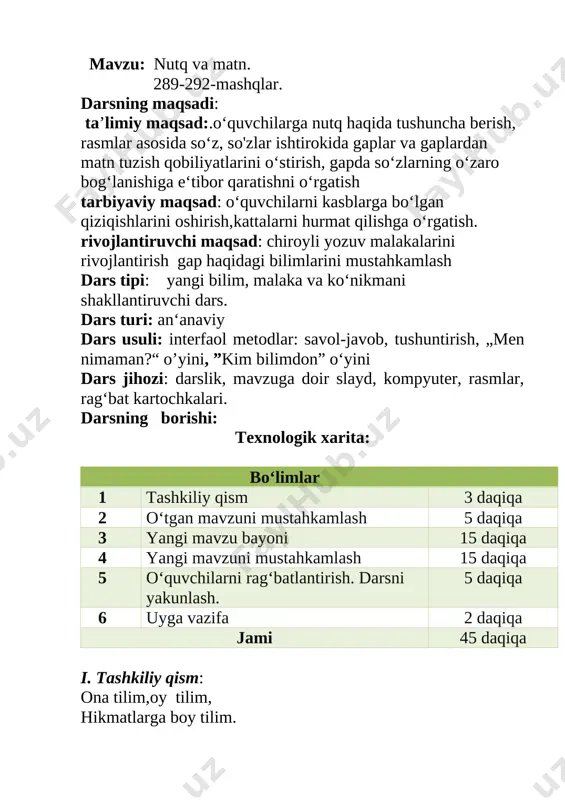 nutq va matn. 289-292- mashqlar — DOCX