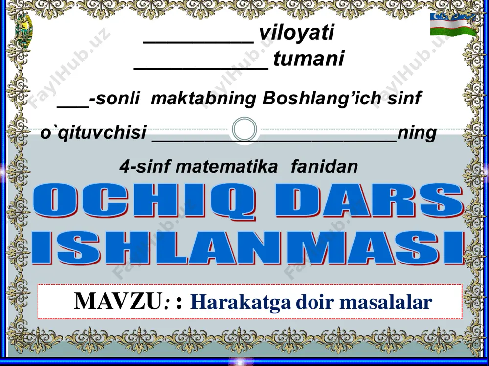 4_sinf_matematika_3_chorak_harakatga oid masalalar(149) — PDF