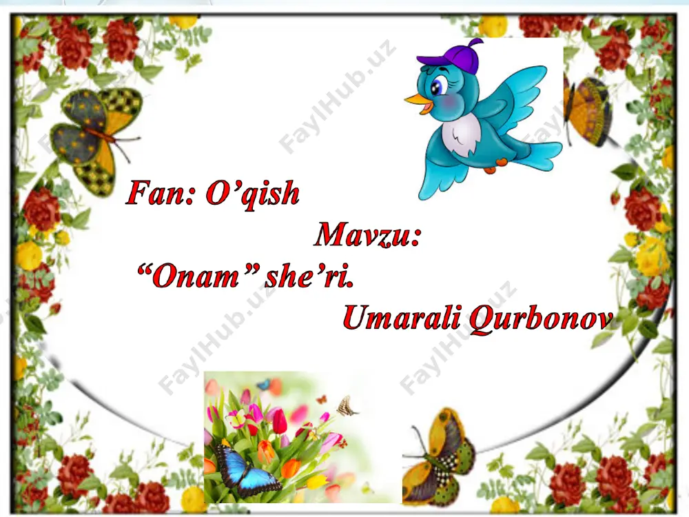 matkarimova dilfuza taqdimot — PPT