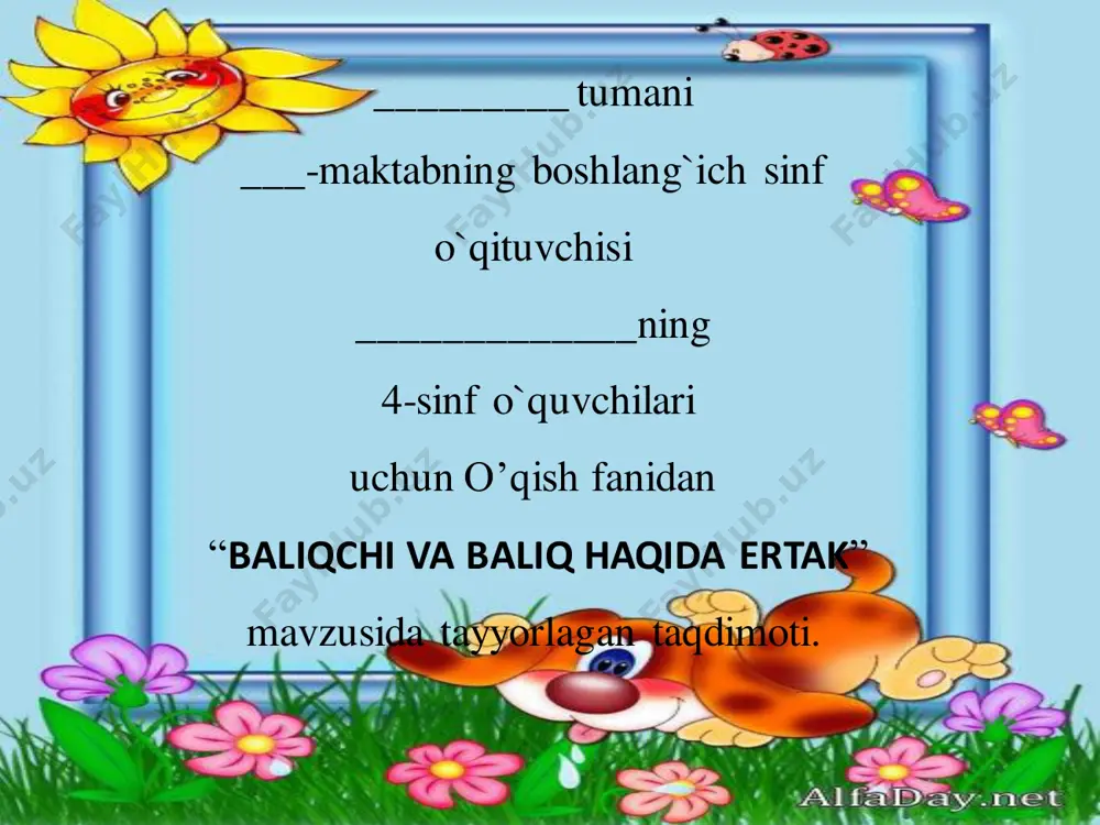 4-sinf_o'qish_baliqchi va baliq haqida ertak — PDF