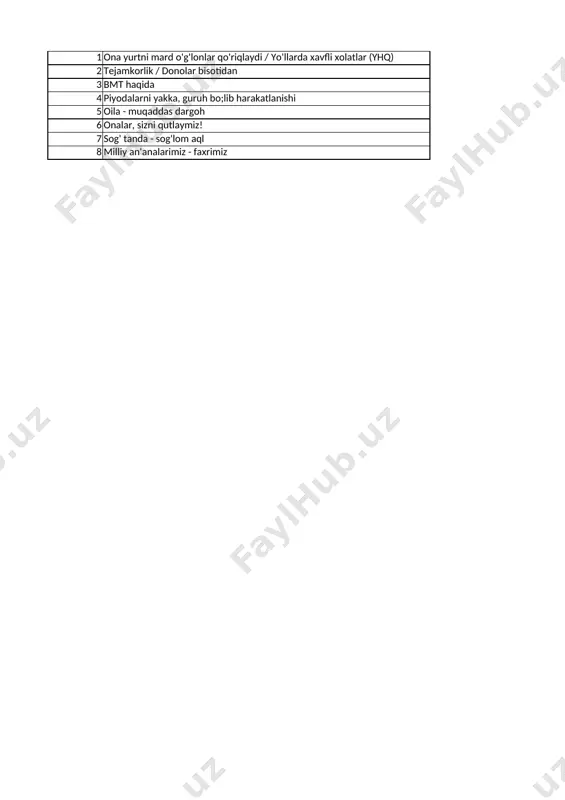4-s. sinf soati 3-chorak. tig'iz(6) — XLSX