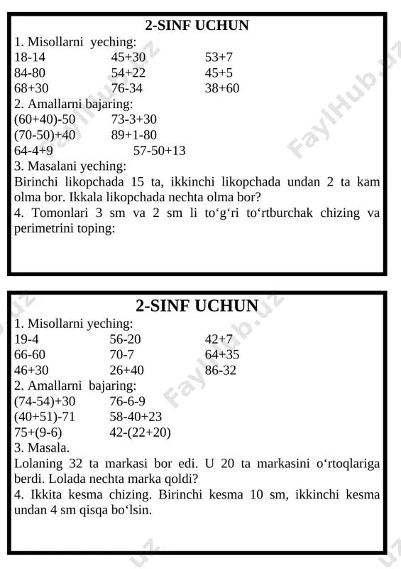 2-sinf tarqatma material_110418194811 — DOCX