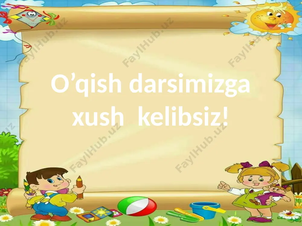 o'qish — PPTX