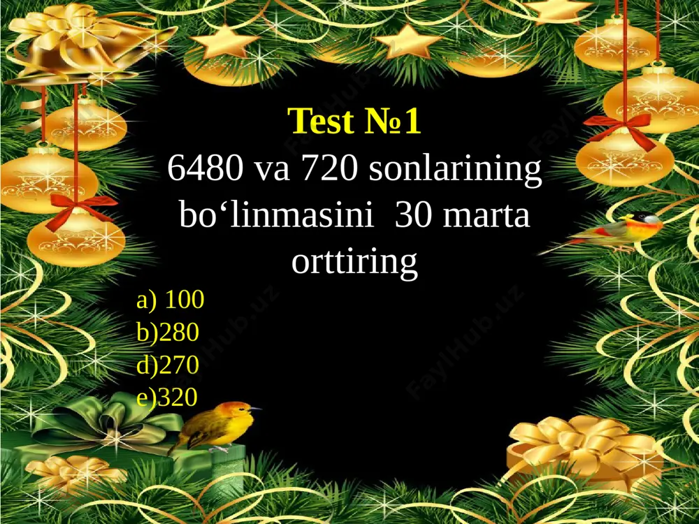 test .matematika 25.12.2020. — PPTX