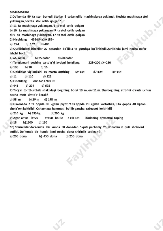 26.10.test matematika — DOCX