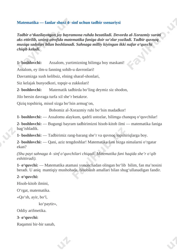 matematik_tadbir_4_sinf — DOCX