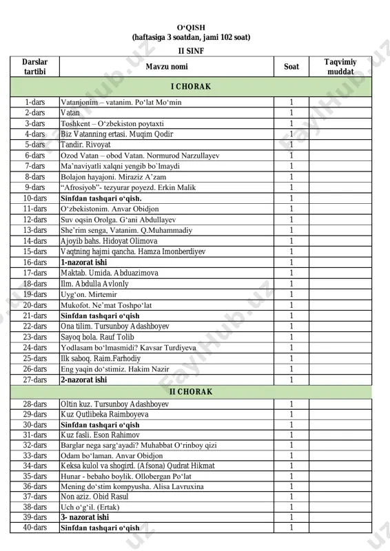 2-sinf o‘qish — PDF