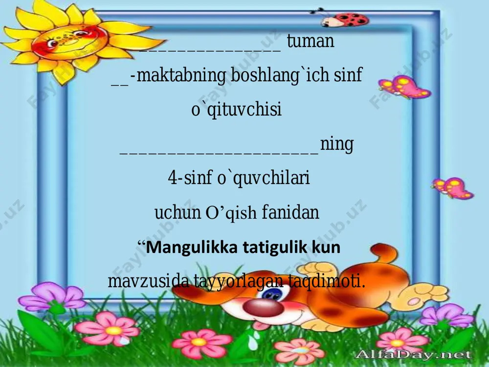 4-sinf_o'qish_mangulikka tatigulik kun — PDF