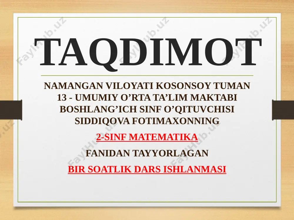 siddiqova f — PPTX