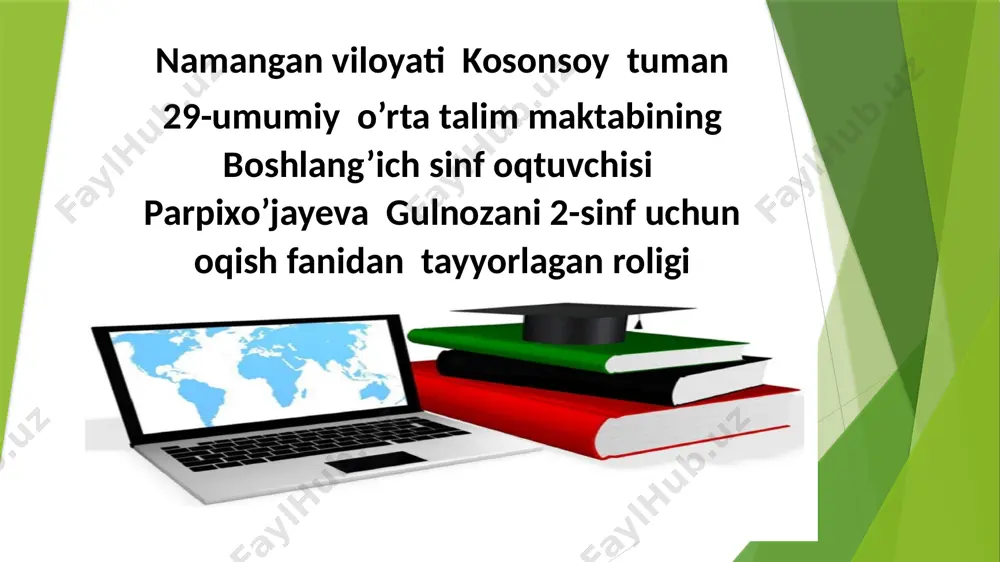 oqish fanidan prezat — PPTX