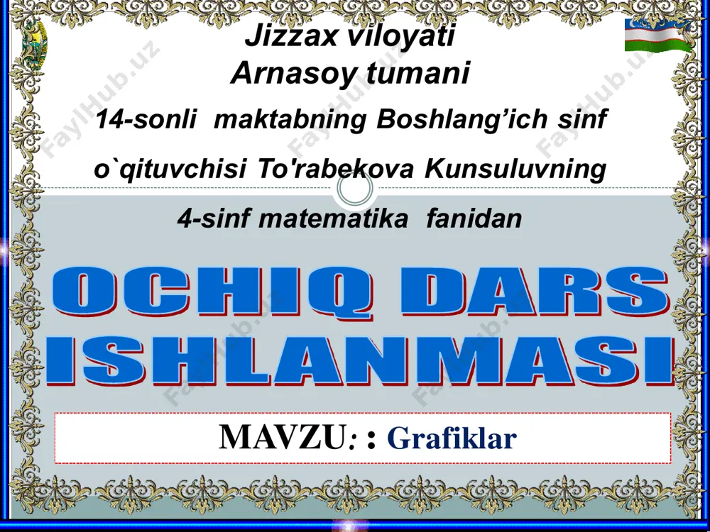 4_sinf_matematika_4_chorak_grafiklar — PDF