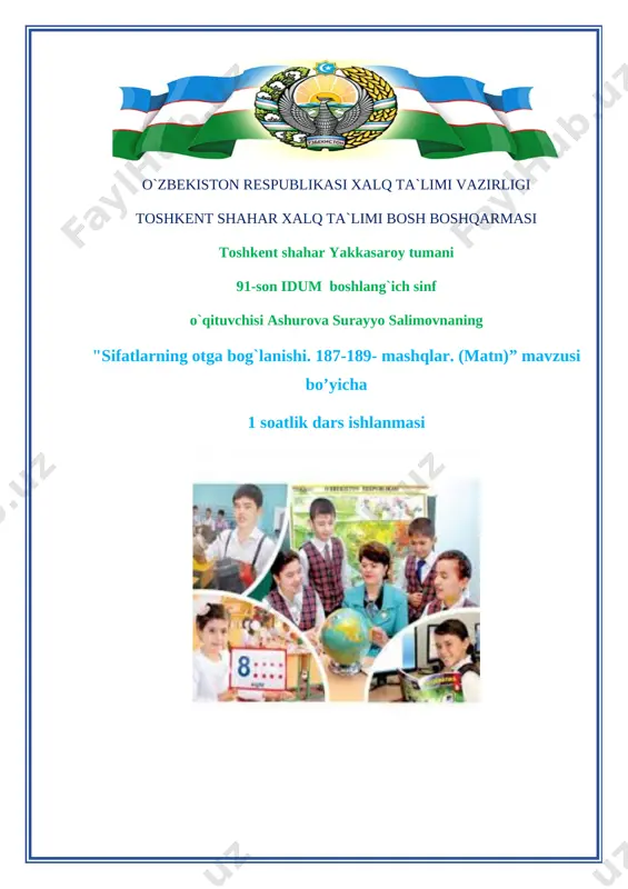 4 sinf ona tili matn — DOCX