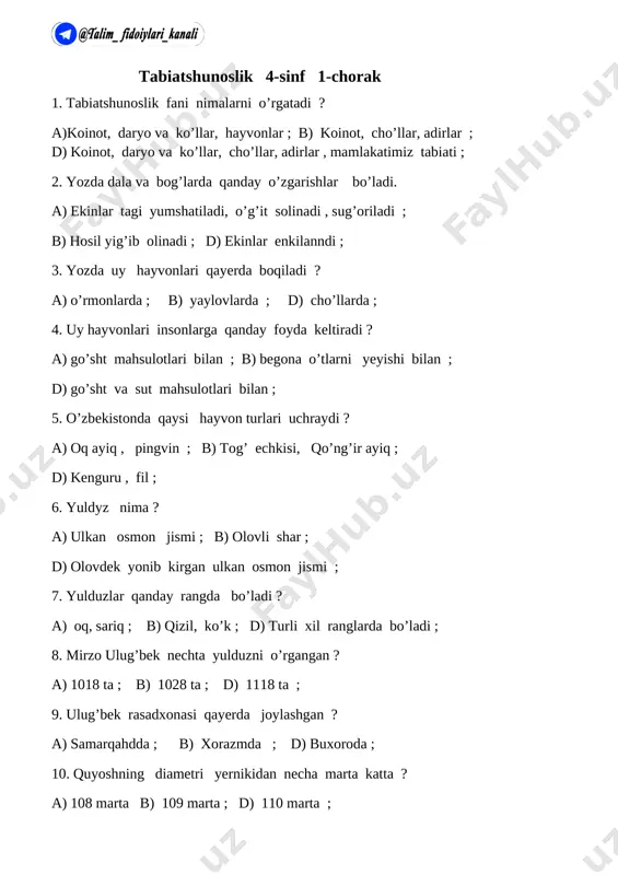 @talim_fidoiylari_kanali___tabiat 4-sinf — DOCX