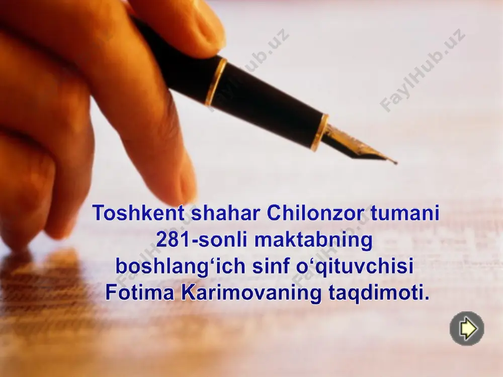fe'lyasovchi qo'shimchalar — PPT