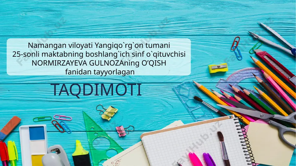 namangan viloyati yangiqo`rg`on tumani — PPTX