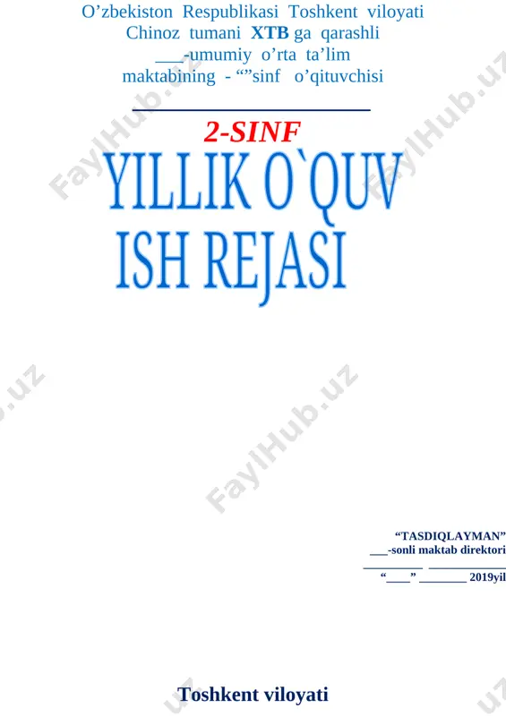 2-sinf — DOCX