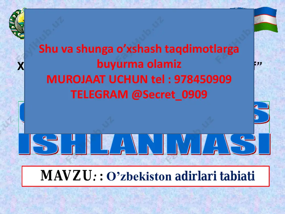 4_sinf_ona_tili_fanidan_o'zbekiston_adirlari_tabiati_konvertirovan — PDF