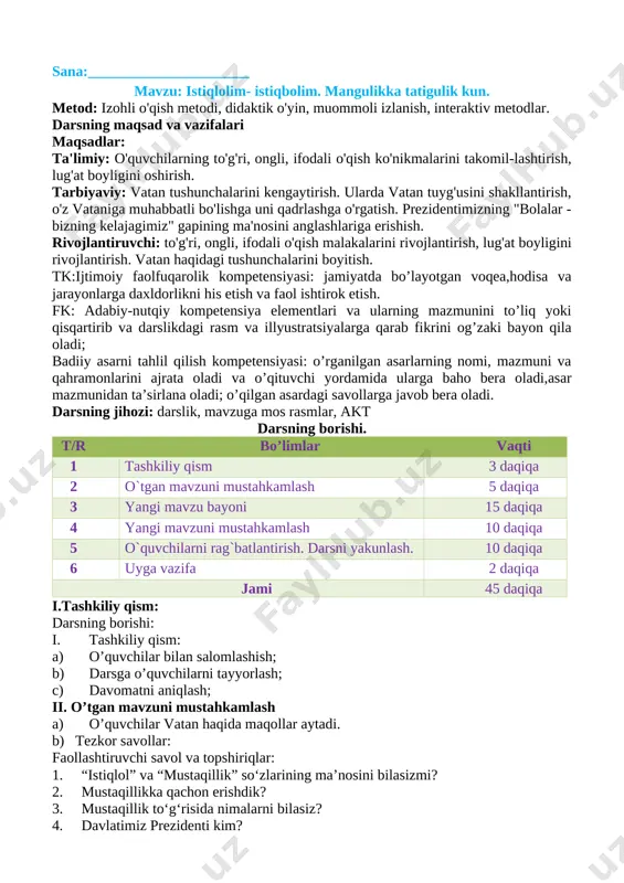 4_sinf_o`qish_1_chorak_yangi_2020_2021_to`liq_hajmda_pechatga_tayyor — DOCX