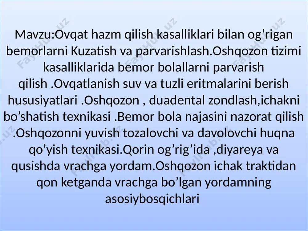 10 operatsiya oldi davr-1 — PPTX