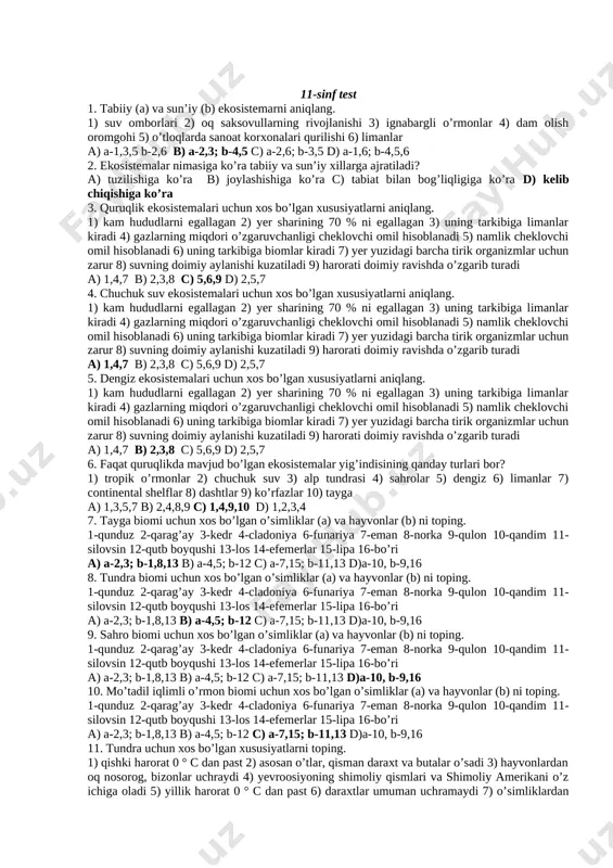 11 bio test — DOCX