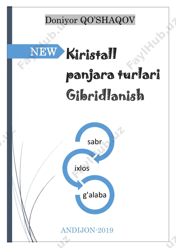 kristall panjara va gibridlanish javobli — PDF