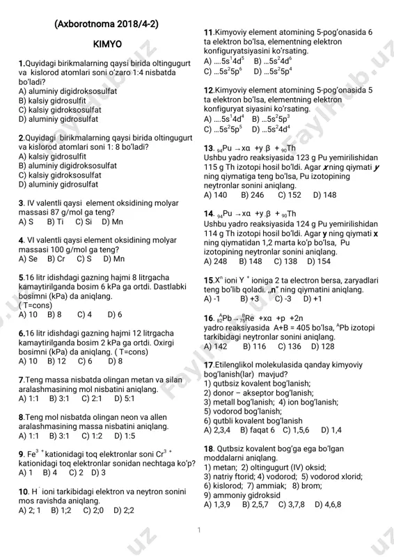 axborotnoma ximya — PDF