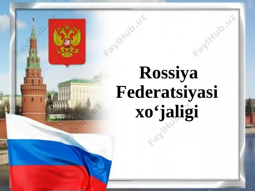rossiya xojaligi9 — PPTX