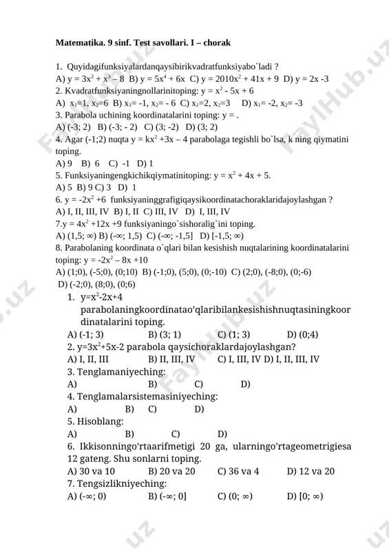 9-sinf — DOCX