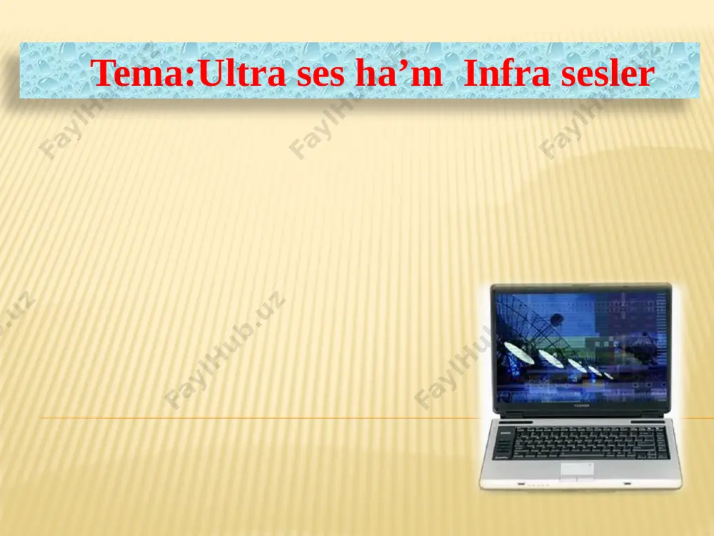 ultrases ham infrases — PPTX