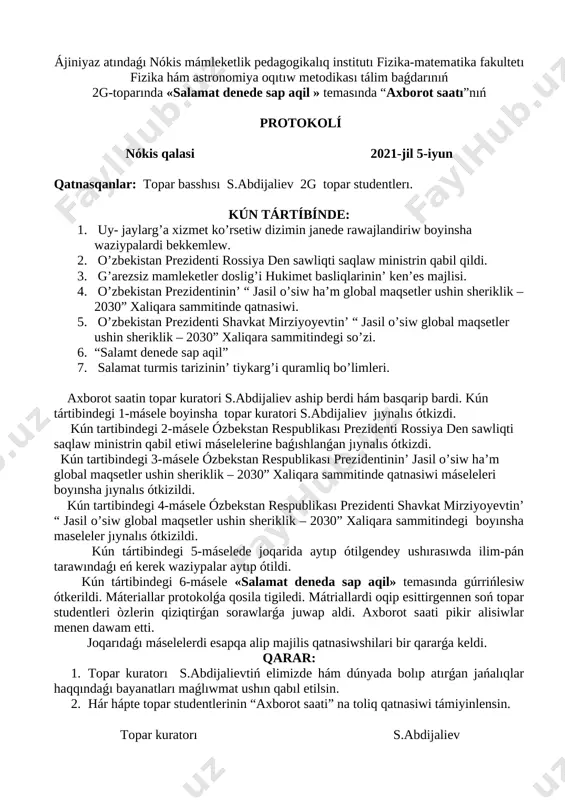 protokol — DOCX