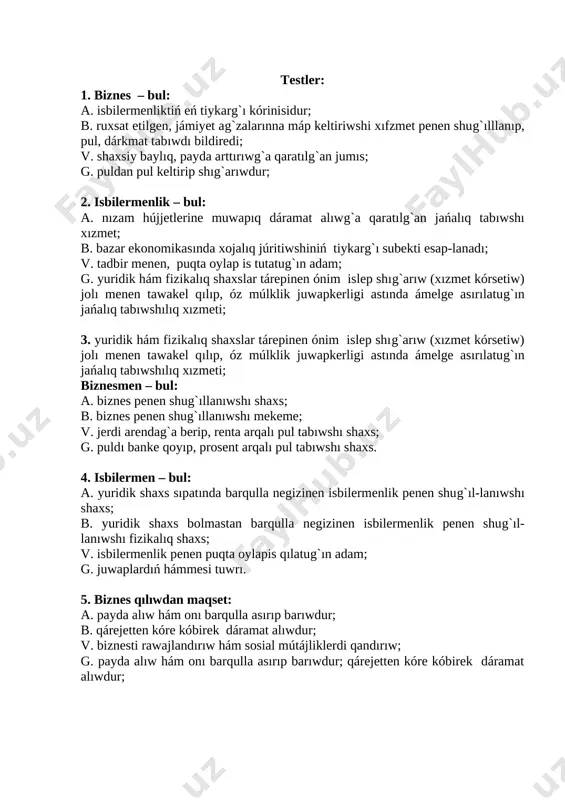 testler .doc — DOCX