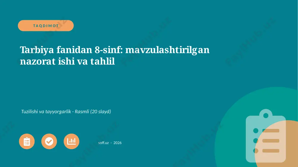 0691_v1_tarbiya_fanidan_8_sinf_mavzulashti — PPTX