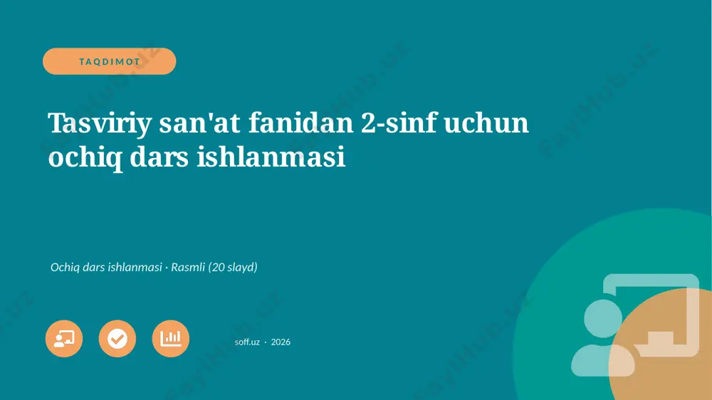 0201_v1_tasviriy_sanat_fanidan_2_sinf_uchu — PPTX