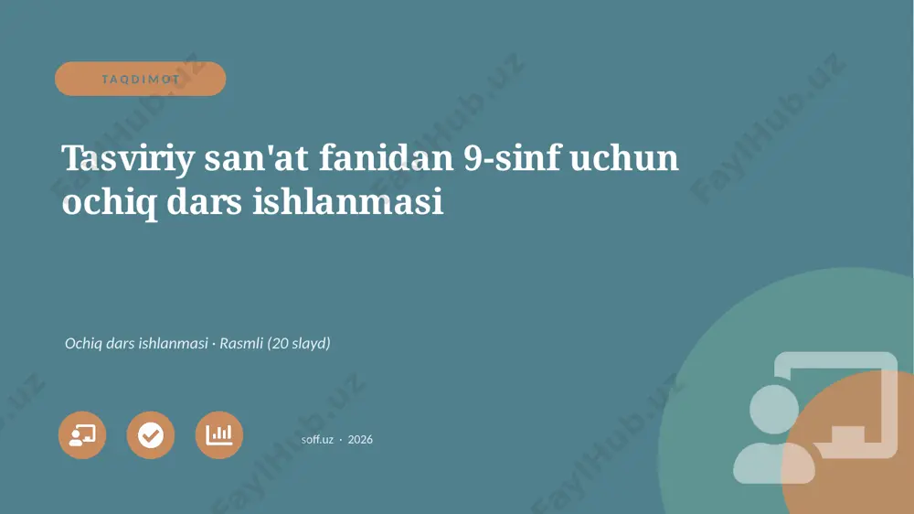 0208_v1_tasviriy_sanat_fanidan_9_sinf_uchu — PPTX