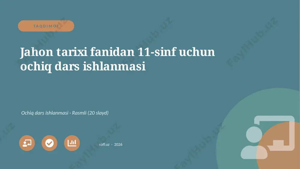 0118_v1_jahon_tarixi_fanidan_11_sinf_uchun — PPTX