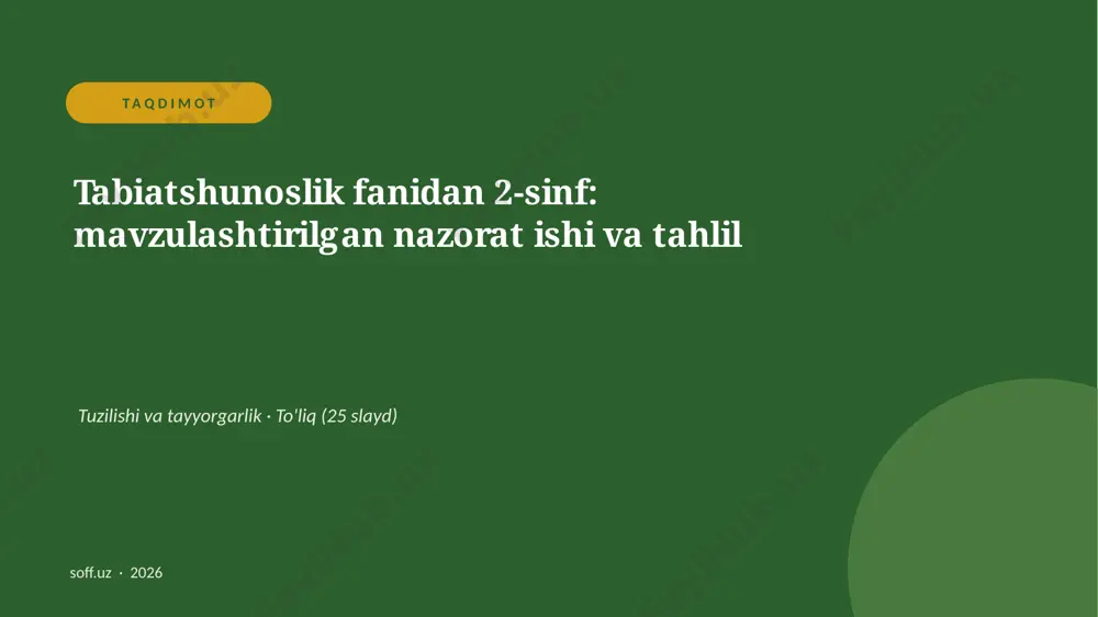 0681_v2_tabiatshunoslik_fanidan_2_sinf_mav — PPTX
