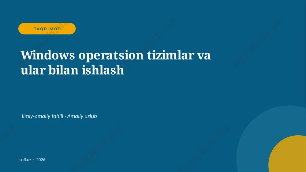 155_v2_windows_operatsion_tizimlar_va_ular_bi — PPTX