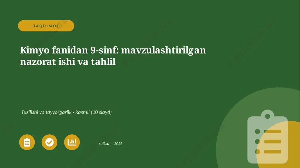 0666_v1_kimyo_fanidan_9_sinf_mavzulashtiri — PPTX