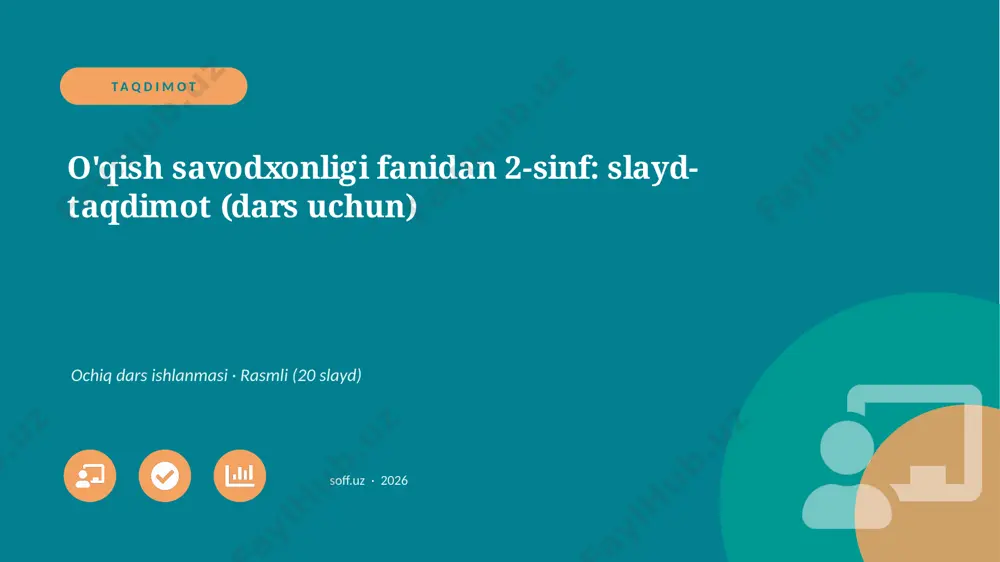 0931_v1_oqish_savodxonligi_fanidan_2_sinf_ — PPTX