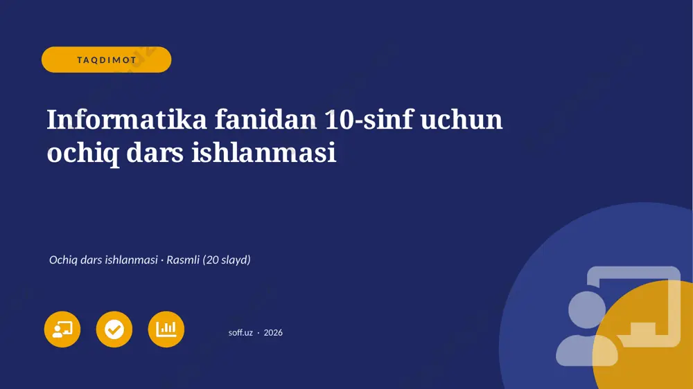 0154_v1_informatika_fanidan_10_sinf_uchun_ — PPTX