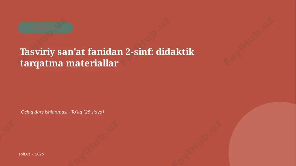 0892_v2_tasviriy_sanat_fanidan_2_sinf_dida — PPTX