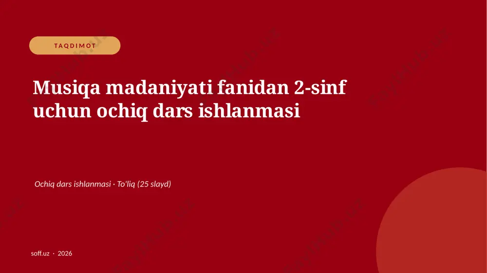 0190_v2_musiqa_madaniyati_fanidan_2_sinf_u — PPTX