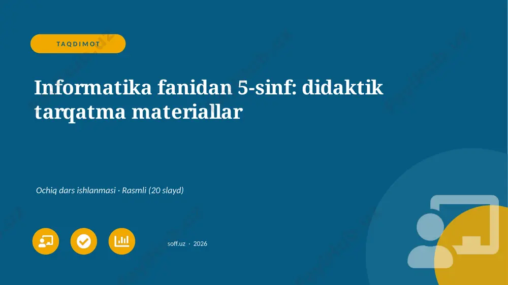 0840_v1_informatika_fanidan_5_sinf_didakti — PPTX
