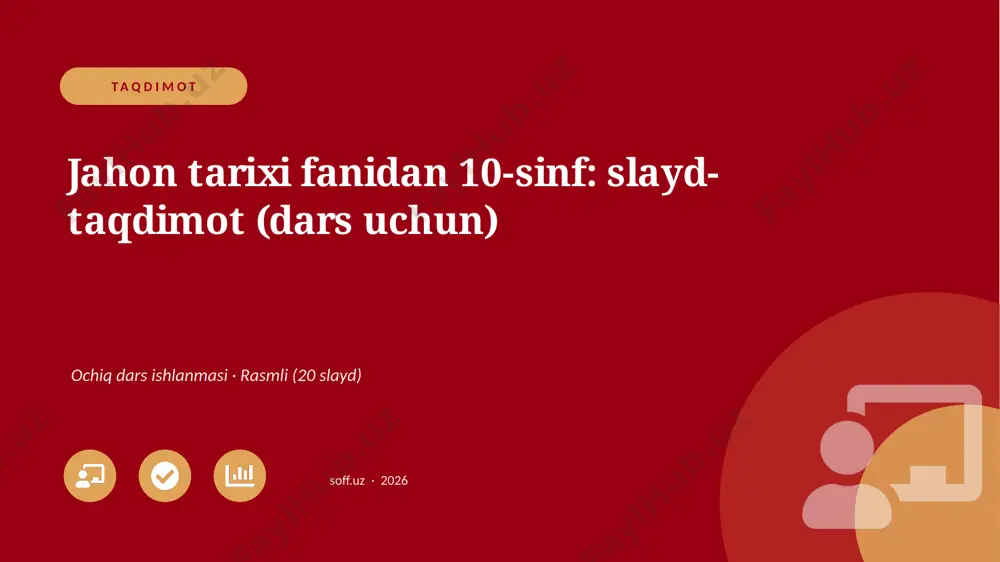 0975_v1_jahon_tarixi_fanidan_10_sinf_slayd — PPTX