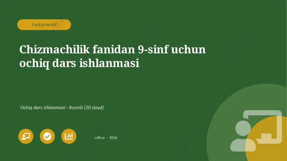 0186_v1_chizmachilik_fanidan_9_sinf_uchun_ — PPTX