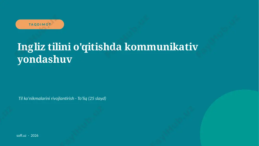 0366_v2_ingliz_tilini_oqitishda_kommunikat — PPTX