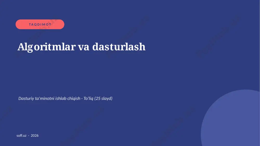 0458_v2_algoritmlar_va_dasturlash — PPTX
